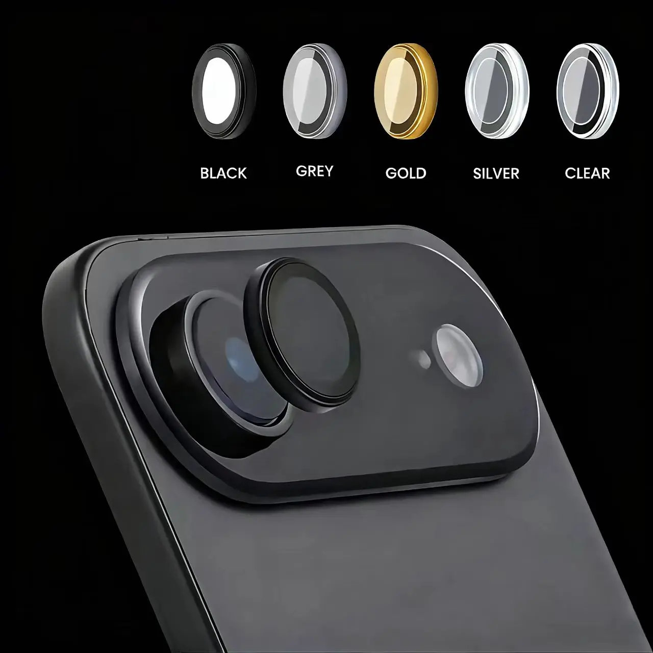 

1-3 шт. Защитная крышка для объектива камеры для IPhone 16 17 Pro Max 16Pro 17Pro, защитная пленка, аксессуары