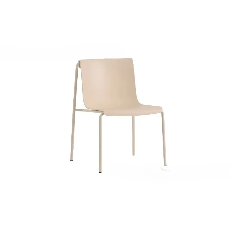 

Minimalist plastic dining chair home backrest creative design chair leisure
