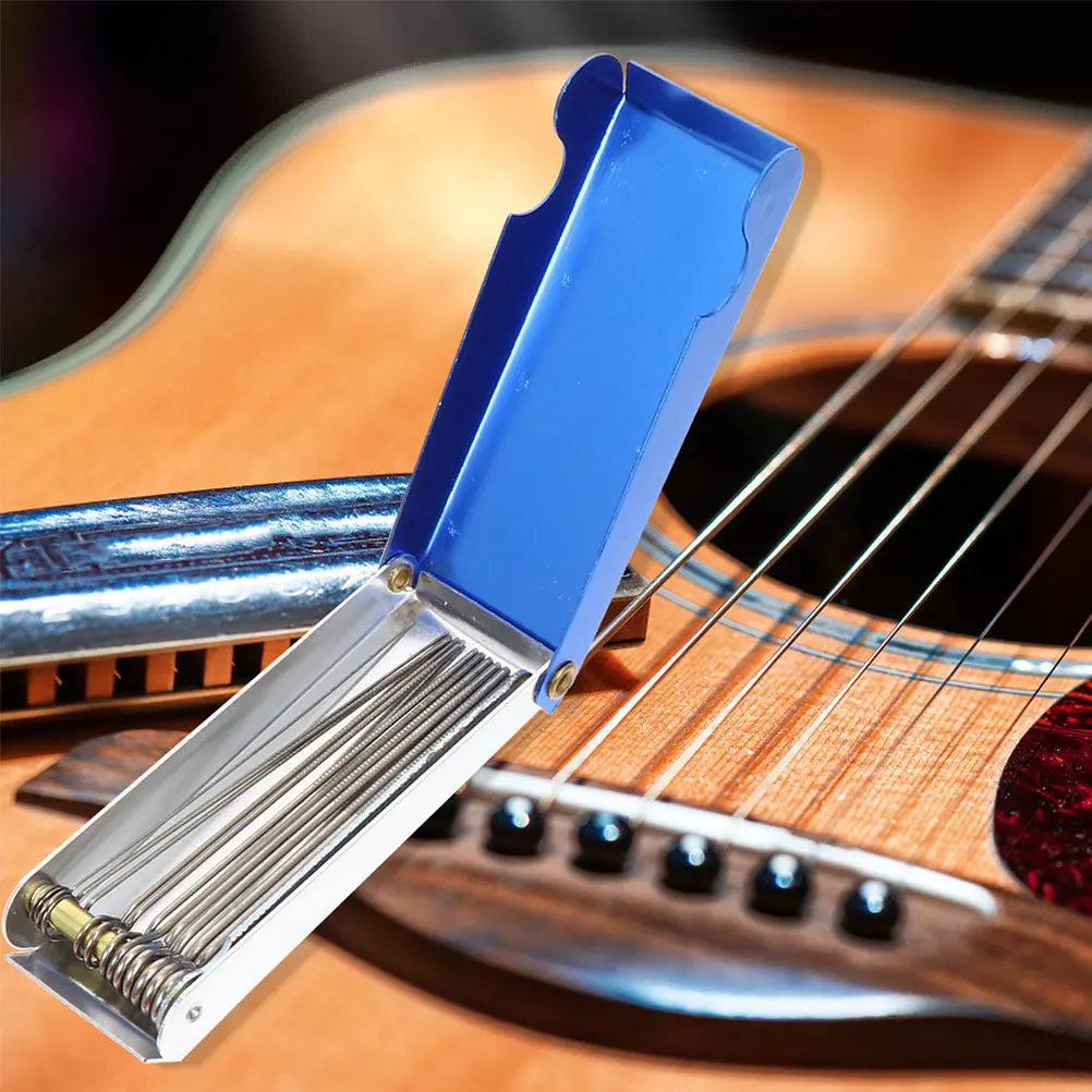 

14 Pcs Guitar Repair Tools Kit Stainless Sandpaper Polishing File For Guitar Nut Adjustment Cleaning Accessories