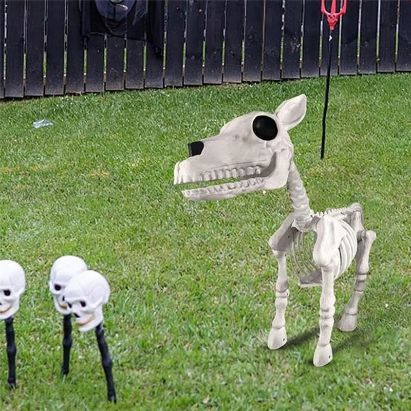Halloween-Pferdes kelett, neue Pferdes chädel stütze, Pferdes kelett Halloween-Dekor, Skelett pferd Halloween-Tür