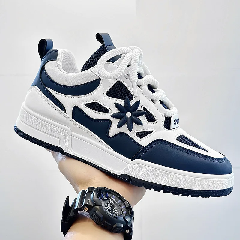 

Mens Shoes 2025 New Sneakers Mesh Breathable Casual Shoe Trend Street Skateboard Shoes for Men Training pupil Shoes