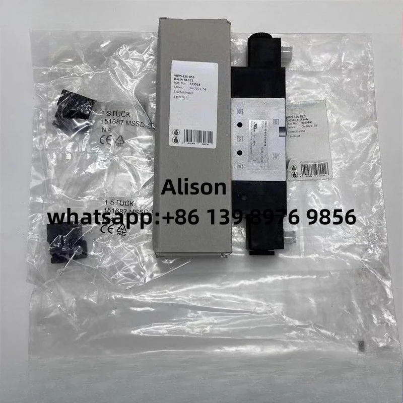 

Original solenoid valve VUVS-L25-B52-ZD-G14-F8 575517 VUVS-L25-B52-ZD-G14-F8-1C1 575519 VUVS-L25-B52-ZD-G14-F8-1B2 575521