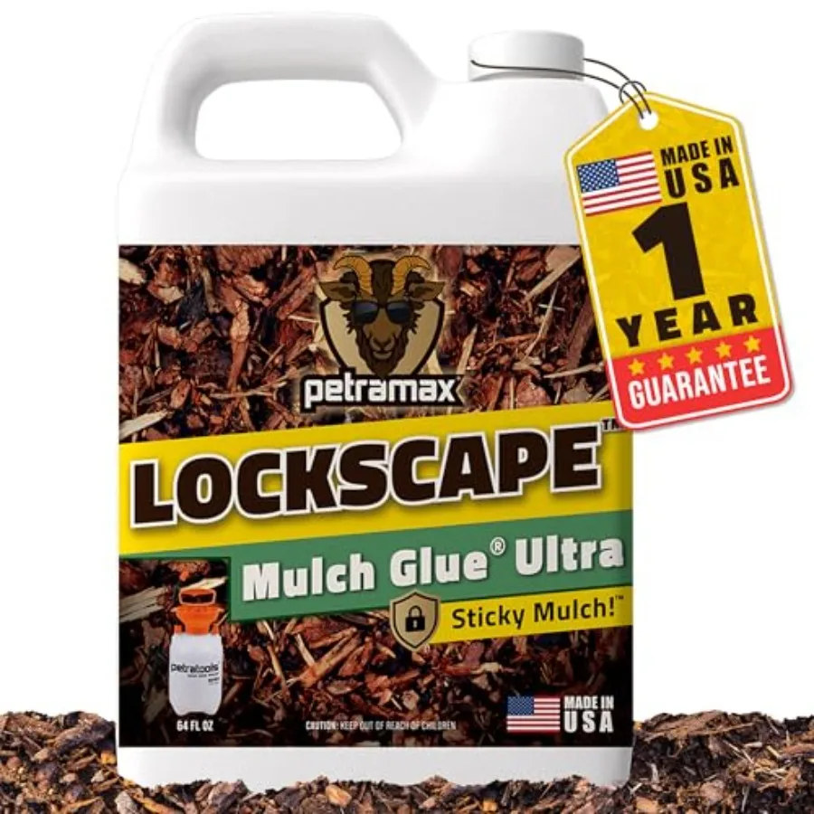 

Lockscape для ландшафтного дизайна, ультраконцентрированный, 64 унции - держится до 2 лет, нетоксичный концентрированный связующий агент для ландшафтного дизайна - прочный и эффективный