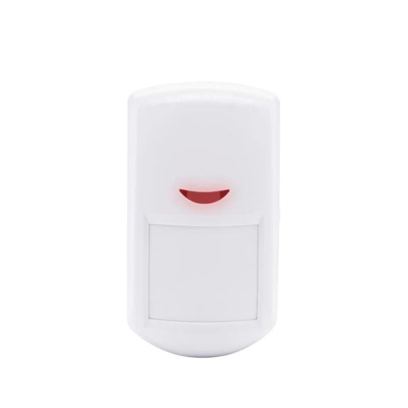 GS-WMS04 433MHz EV1527 Wireless Motion Sensor PIR Detector 9V Battery Power Wide Range Detection Angle for Security Protection