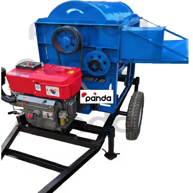 Perontok Sorgum Kedelai Nasi Gandum Mini Manual Perontok Kacang Batteuse De Riz