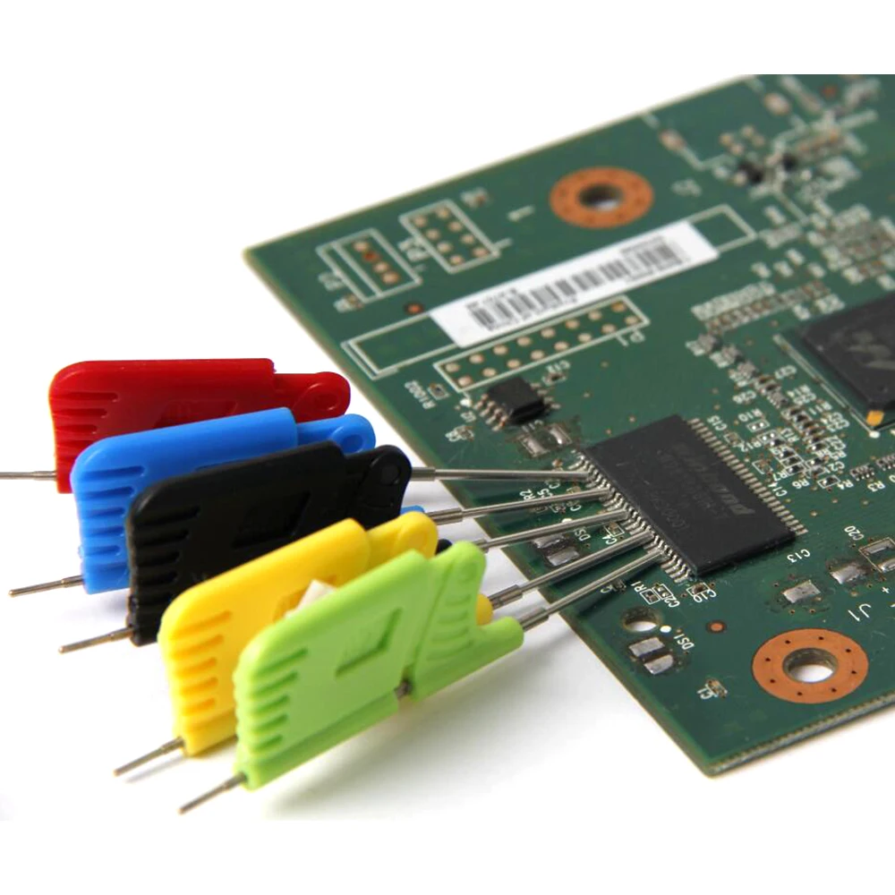 10X Chip Test Clip IC Clamp BIOS Burning Fixture SOP SOIC TSOP MSOP SSOP SMD PIN Socket Adpter Programmer For Logic Analyzer