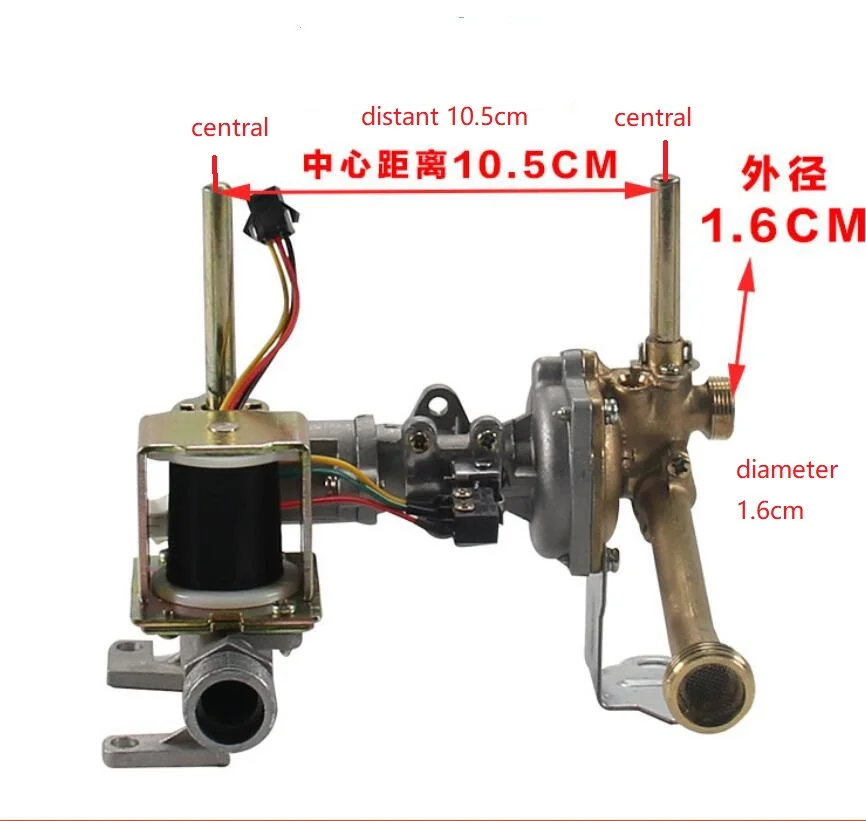 Gas Water Heater Parts Assembly Gas and Water Valve 6L