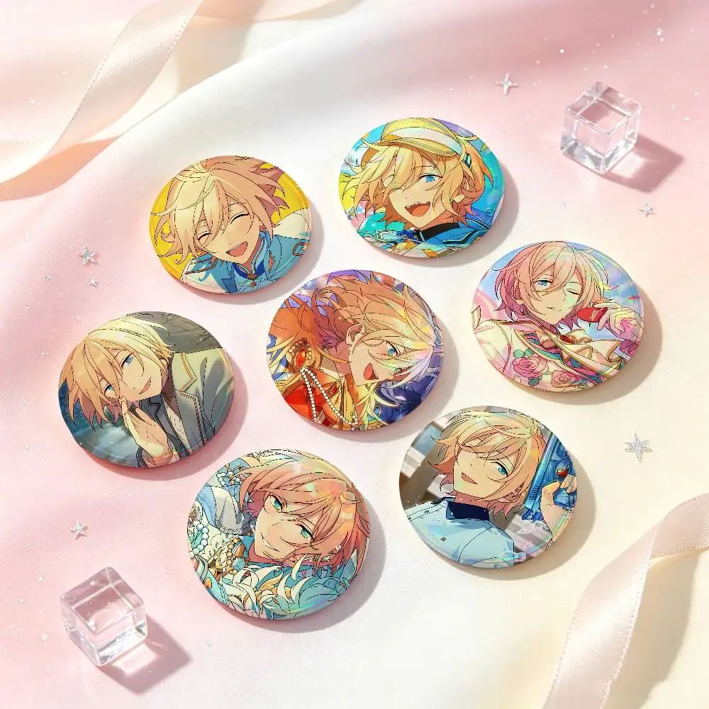 Eichi Tenshouin Ensemble Stars Game Badges Button Round Creative Pin Brooch Badge Bag Decor Accessories Fans Friends Gifts