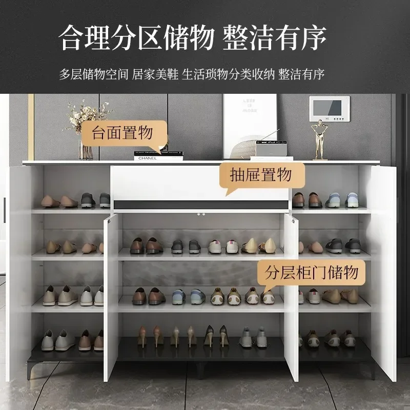 luxury Shelf Cupboards Shoe Cabinets Storage Organizers Hallway Closet Holder Shoe Rack Space Saving Scarpiera Home Furniture