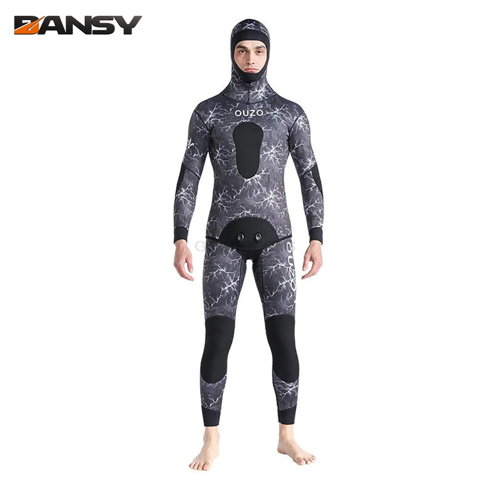 

1.5MM Wetsuit For Men Neoprene Underwater Fishing Kitesurf Surf Surfing Spearfishing Jacket Pants Scuba Diving Suit Multi Color