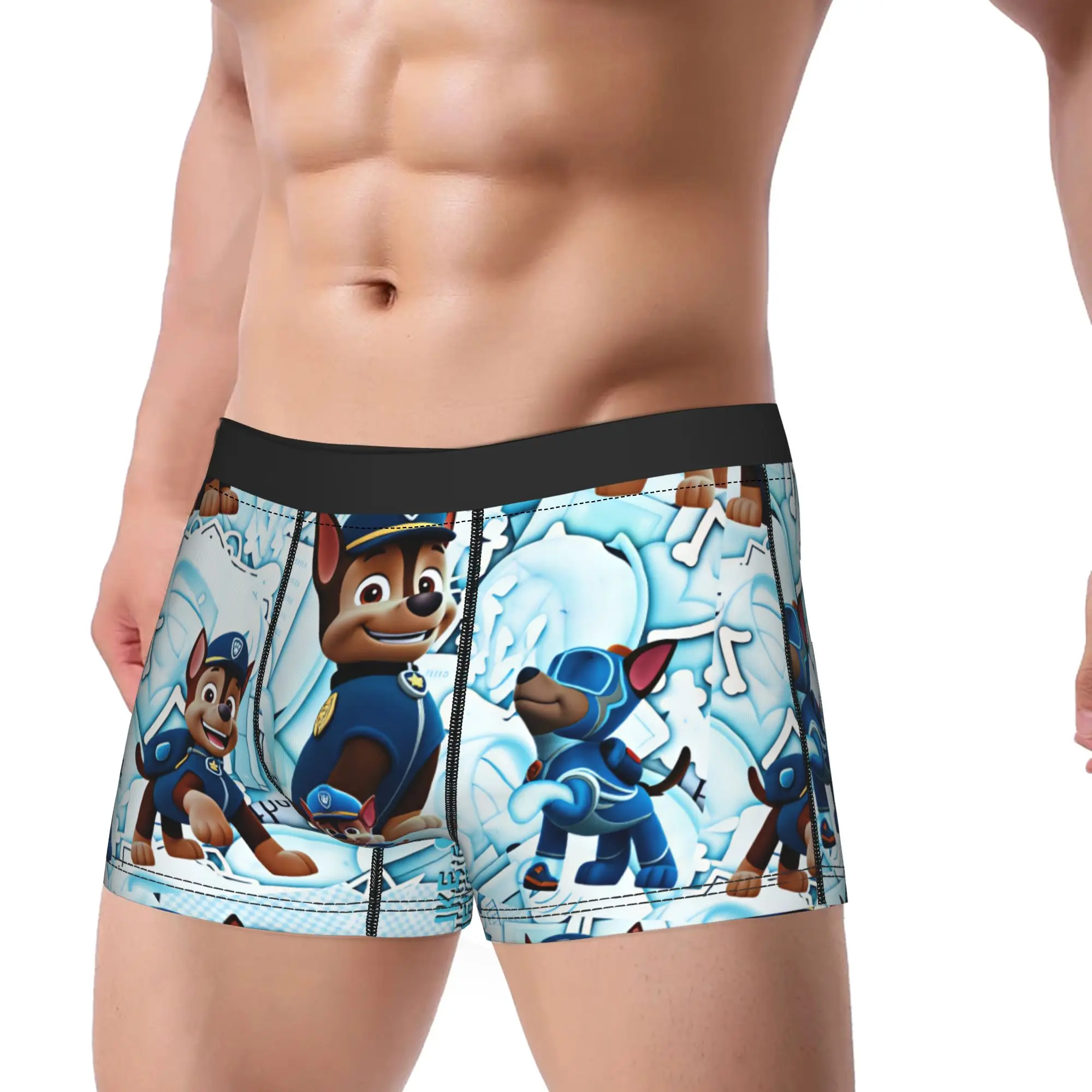 Paw Dogs Chase Multi Style Character Underwear  Pattern Boxershorts Trenky Males Panties Novelty Boxer Brief Gift Idea