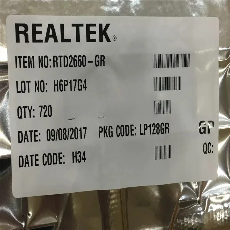 RTD2660PD-GR RTD2660PD REALTEK QFP-128 imported original, can be shot directly, sample