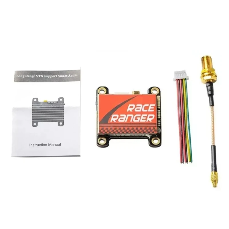 Powerful 1.6W FPV Transmitter for Aircraft Photography Video Transmission Accessory 200mW/400mW/800mW/1600mW Switchable