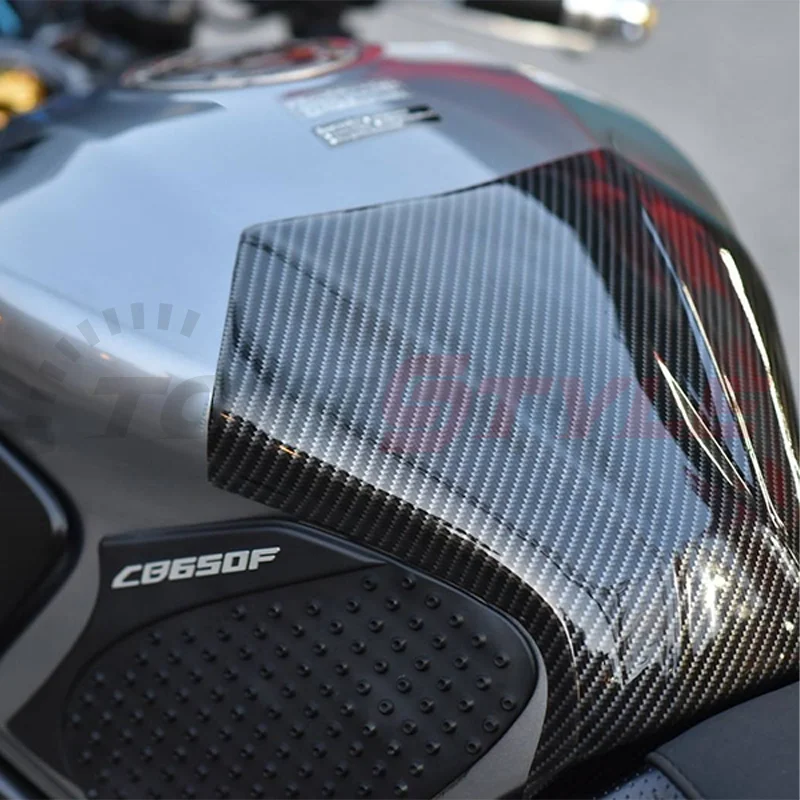 Motorcycle Accessories fit for CBR650F CB650F HONDA 2017 2018 2019 carbon fibre tank cover tank sticker fuel tank shield 17'-19'