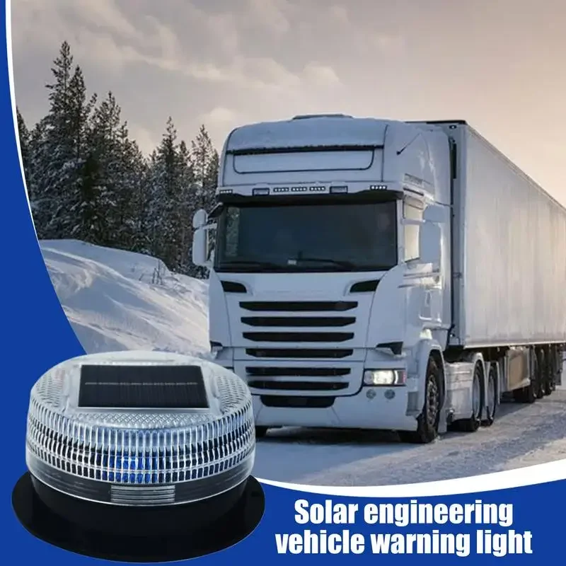 الطاقة الشمسية LED المغناطيسي تحذير ضوء سيارة شاحنة مركبة لاسلكية ستروب منارة مصباح يدوي إشارة الطوارئ ليلة الاستشعار وامض #2
