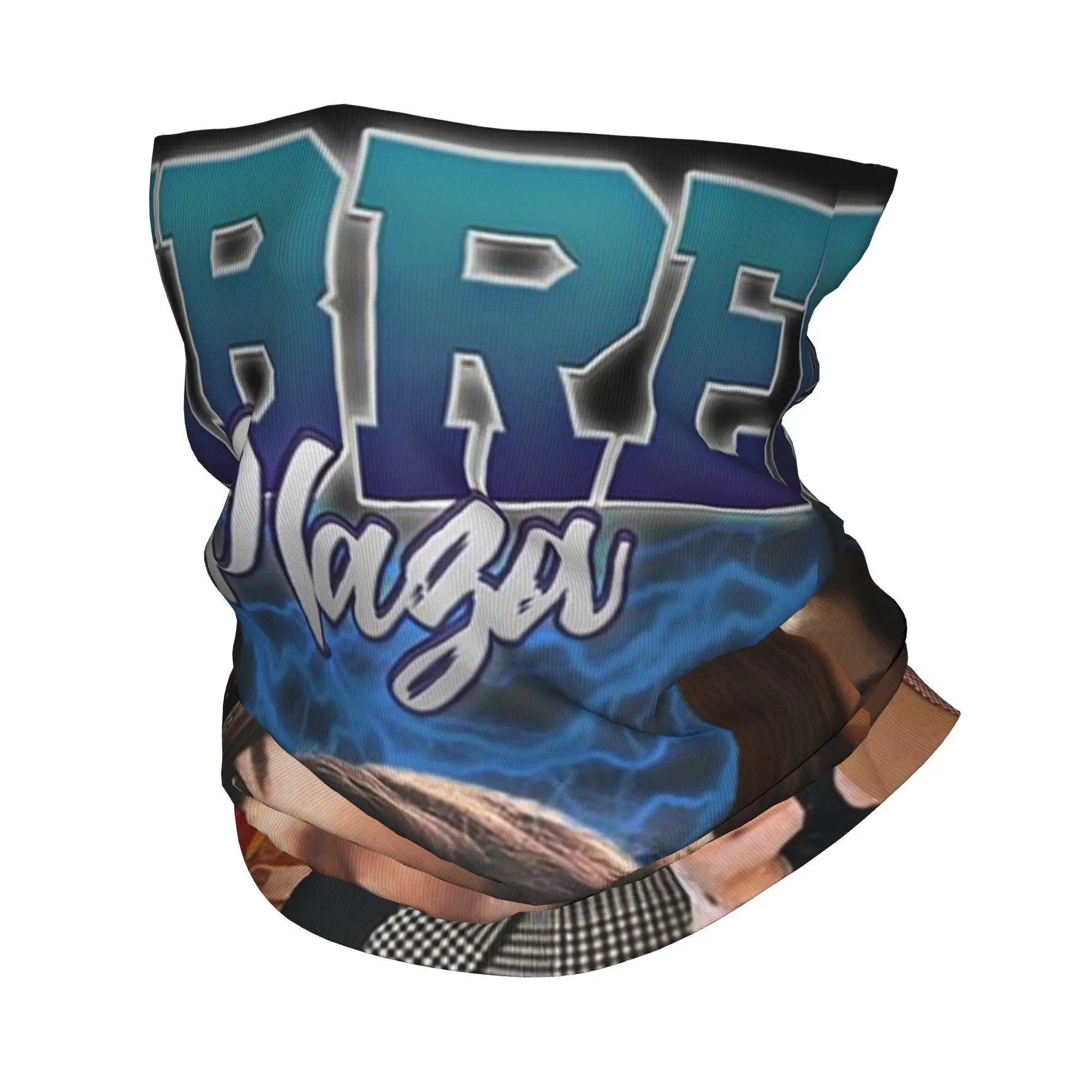 أوبري بلازا ريترو ستايل باندانا غطاء الرقبة المطبوعة الوجه وشاح متعدد الوظائف ركوب الدراجات وشاح المشي لمسافات طويلة الصيد