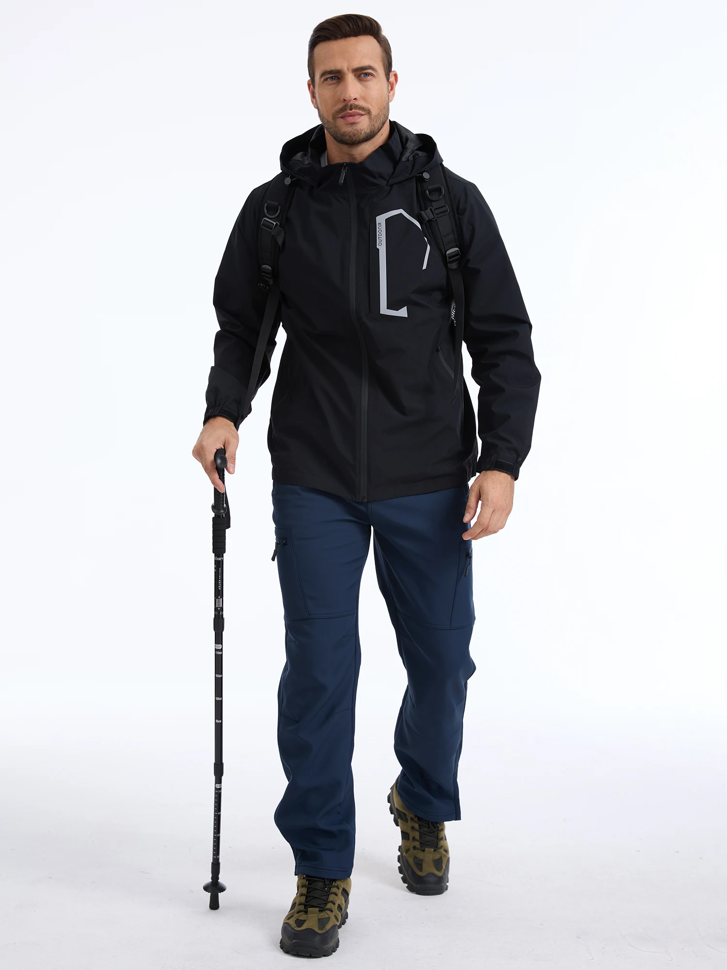 Winter Herren Wasserdichte Camping-Wanderhose Cargo Taktische Softshell Warme Fleece Winddichte Outdoor-Trekking-Jagdhose – Detail 26