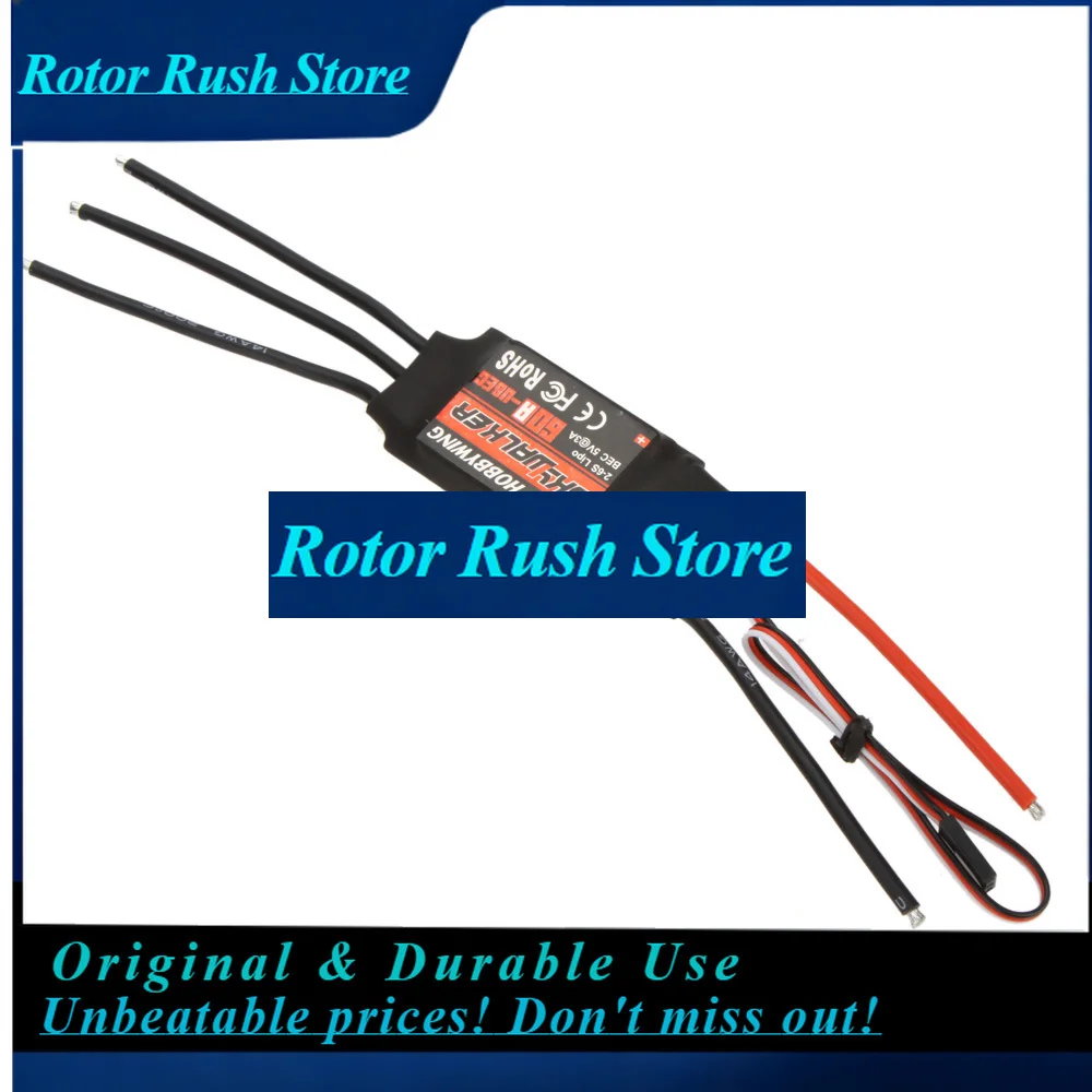 RoRuSHobbywing SkyWalker 60A Brushless ESC Speed Controller With UBEC For RC Trex 500
