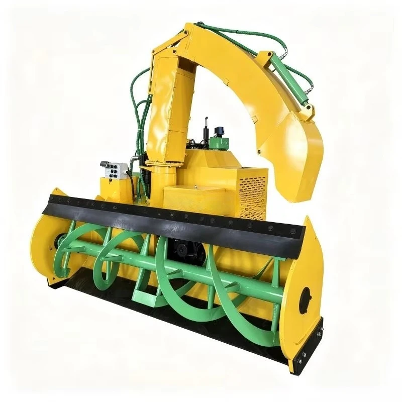 Hydraulic Double Auger Snow Blower Heavy Duty Rotary Snow Thrower for Highway Road Ice and Snow Removal