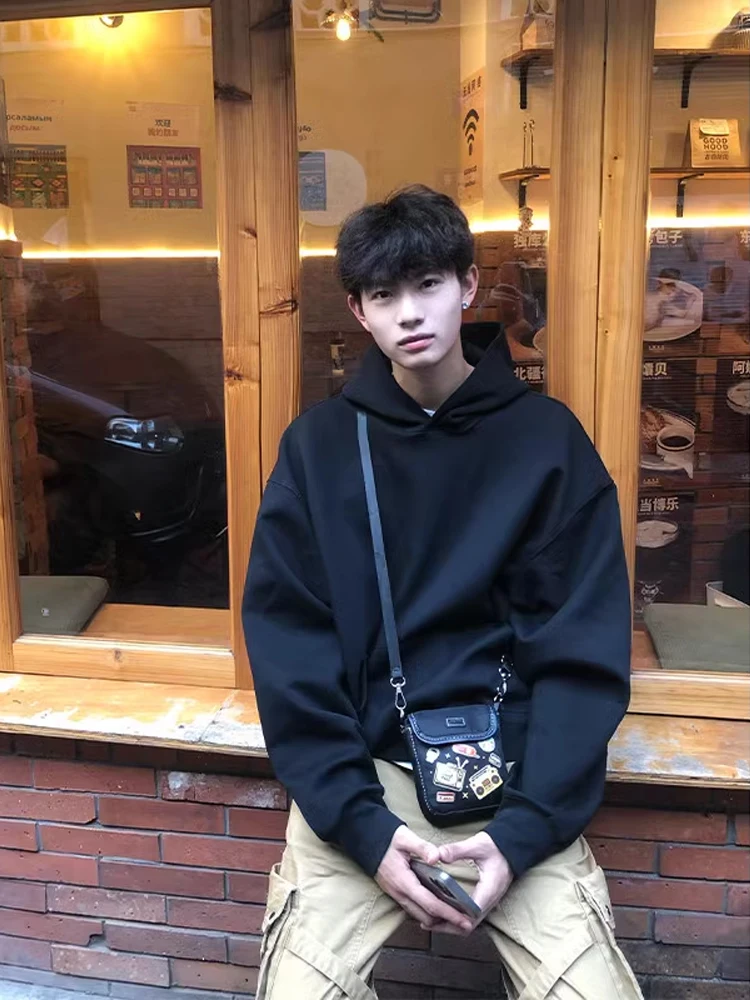 

Мужская толстовка Bla Heavyweight: модный американский бренд, повседневная осенняя модель с длинным рукавом, из полиэфирного волокна, с капюшоном