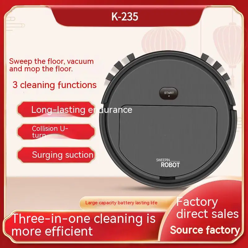 Vacuum Sweeping Robot Automatic Cleaning Commercial Smart Broom Smart Vacuum Cleaner Robot 3 In 1 Mop Sweeper Cleaning Machine