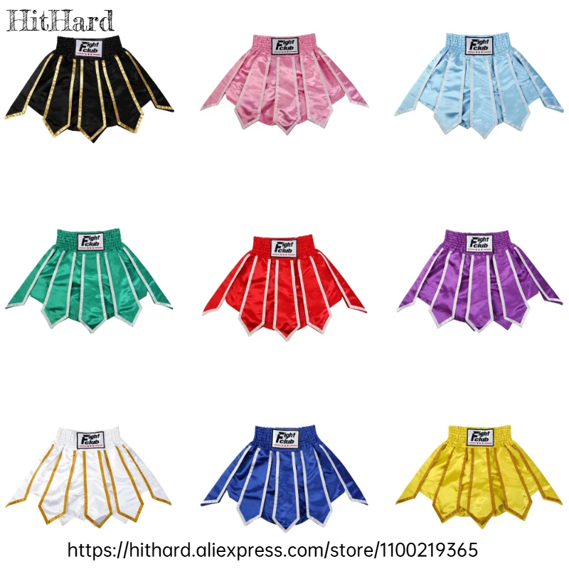 Pantalones Cortos de Boxeo Tailandés Profesionales para Muay Thai, MMA, Entrenamiento y Competición, con Cintas de Gladiador, para Kickboxing y Peleas en Jaula