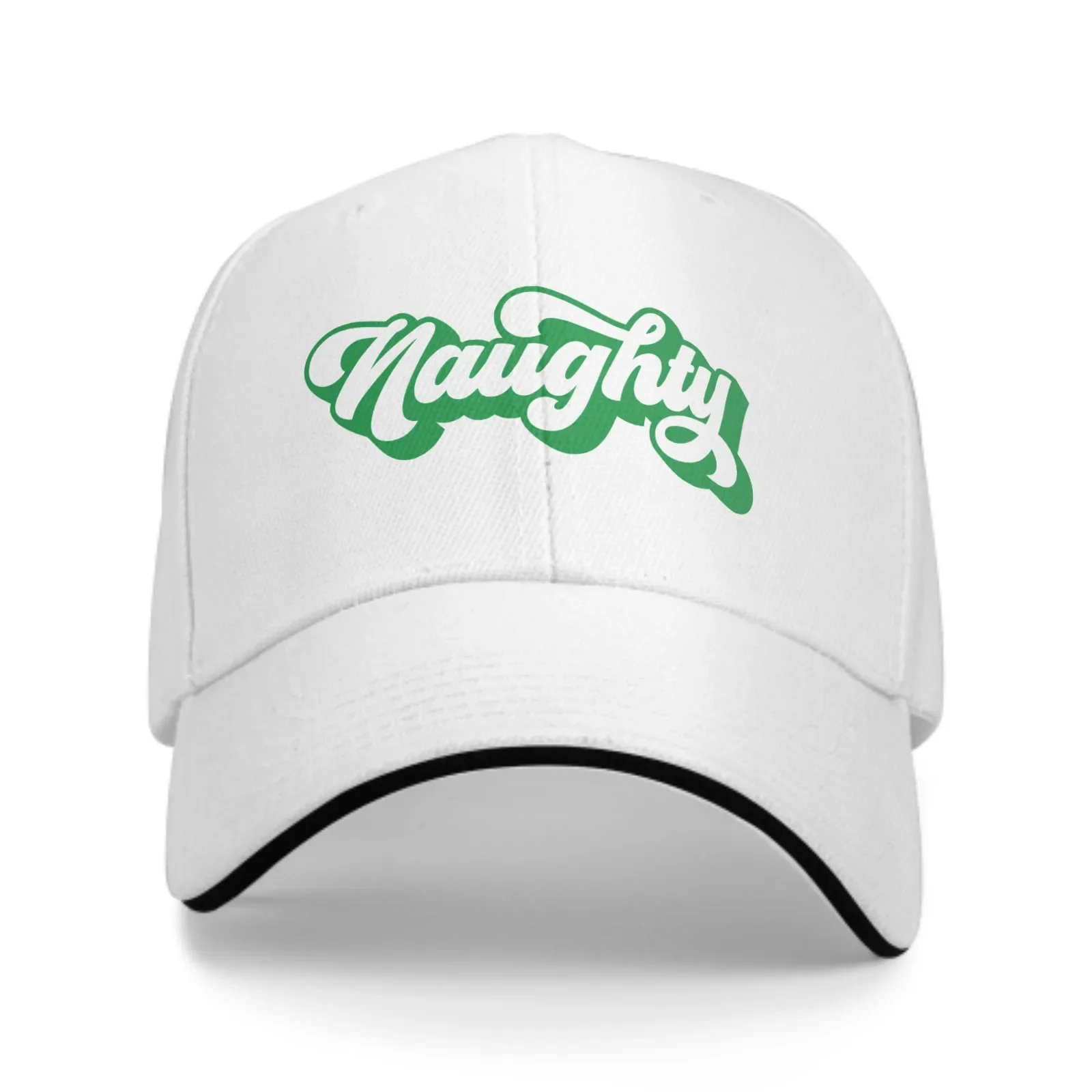 Naughty Adjustable Women Men Back Closure CapsFull Of Energy Washed Sandwich Caps Sports Outdoor Baseball Hat