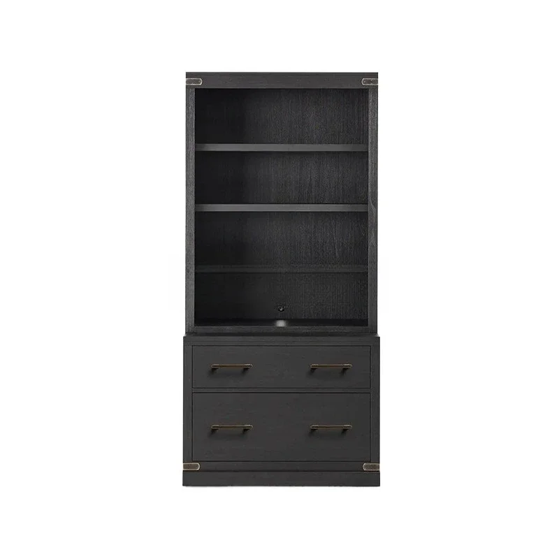 

bookcase with glass door locker retro living room display cabinet chest cabinet bookshelf display