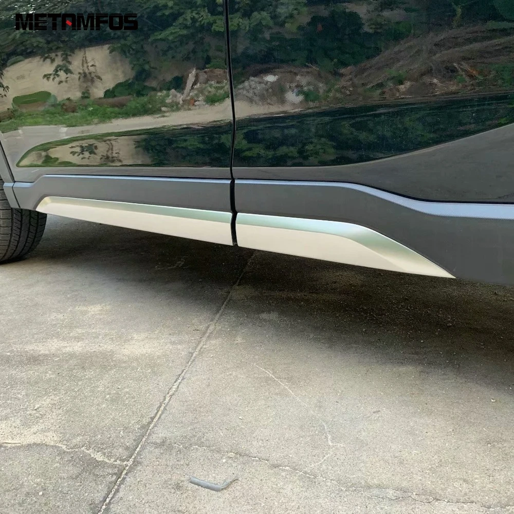 اكسسوارات لسوبارو فورستر SK 2019-2021 2022 2023 2024 الفولاذ المقاوم للصدأ الباب الجانب خط قطاع الجسم تنورة صب تقليم تصفيف السيارة #3