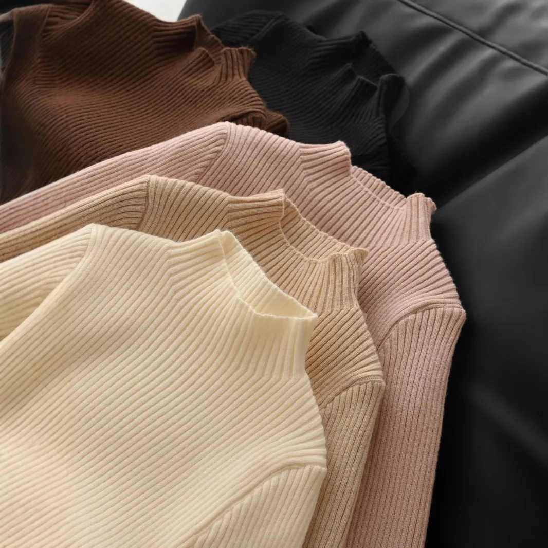 2-10T Infant Kid Basic Sweater Winter Warm Clothes Toddler Knit Clothes Long Sleeve Stretch Knit Pullover Top Knitwear