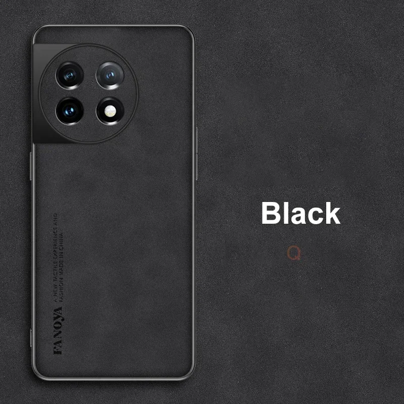 One Plus 10t 10r 9r 11r 2v Funda de piel de oveja de lujo para Oneplus 11 Ace 2 10 Pro 9 R T 5g 9RT hombres Retro contraportada Oneplus11