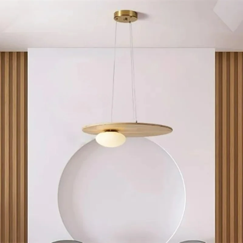 Wabi-sabi Style  Wooden Chandelier for Living Room Kitchen Table Decoration Dining Office Japanese Light Including light bulbs