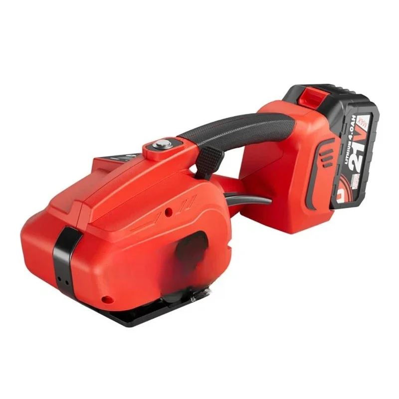 Electric portable electric baler, automatic hot melt baler PP plastic belt tightening integrated bundling packer buckle-free