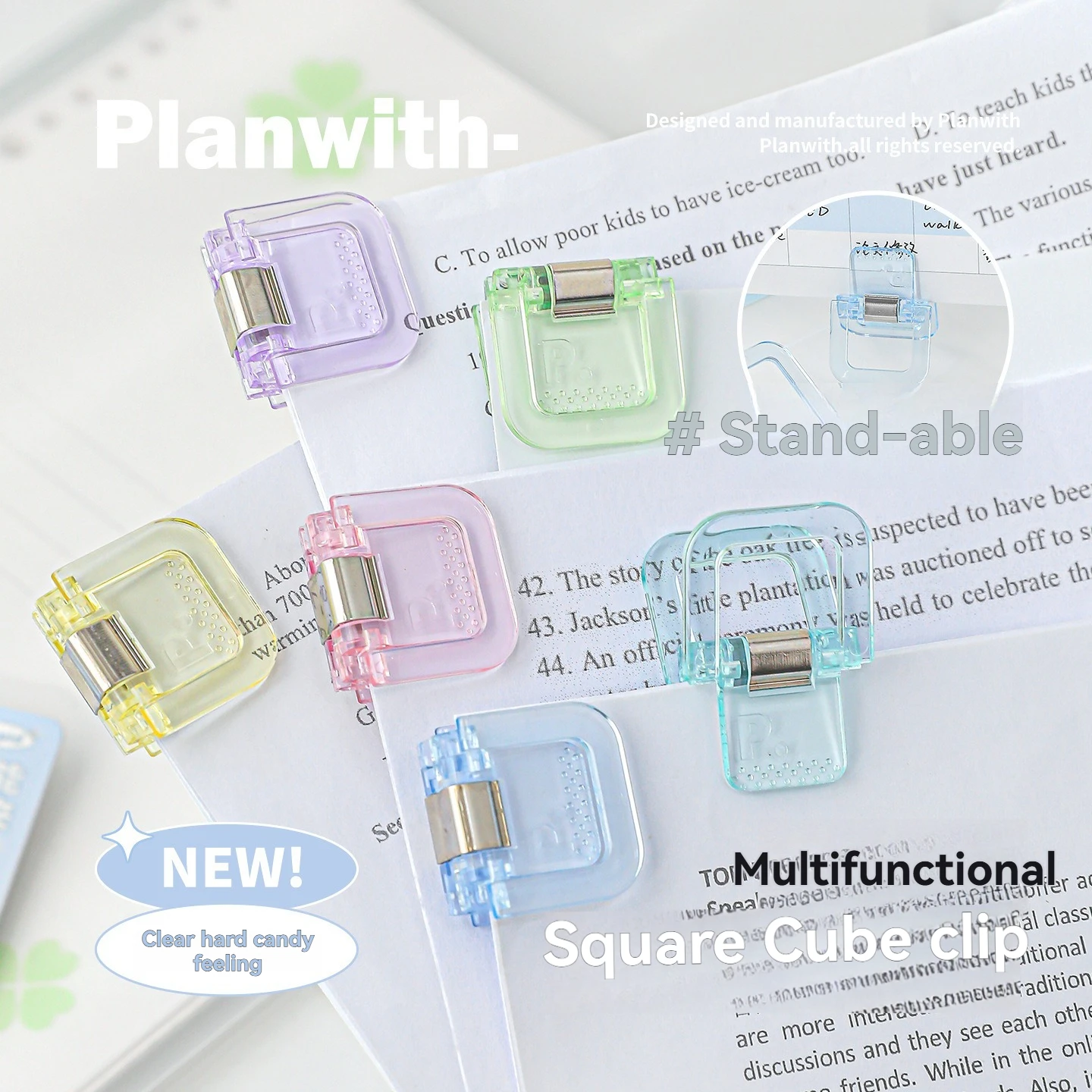 1PC Clip Book Folder with High Appearance Standing Folder, Note Folder, Paper Storage Folder