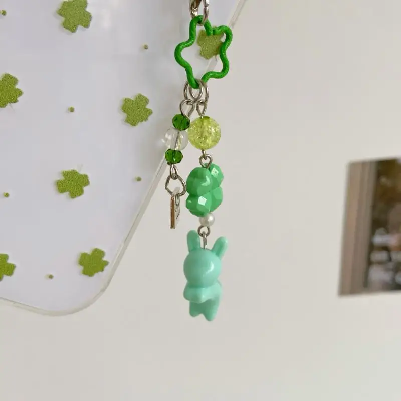 Cute Cartoon Sweet Three-dimensional Bunny Mobile Phone Chain Korean Ins Style Rabbit Phone Lanyard Keychain