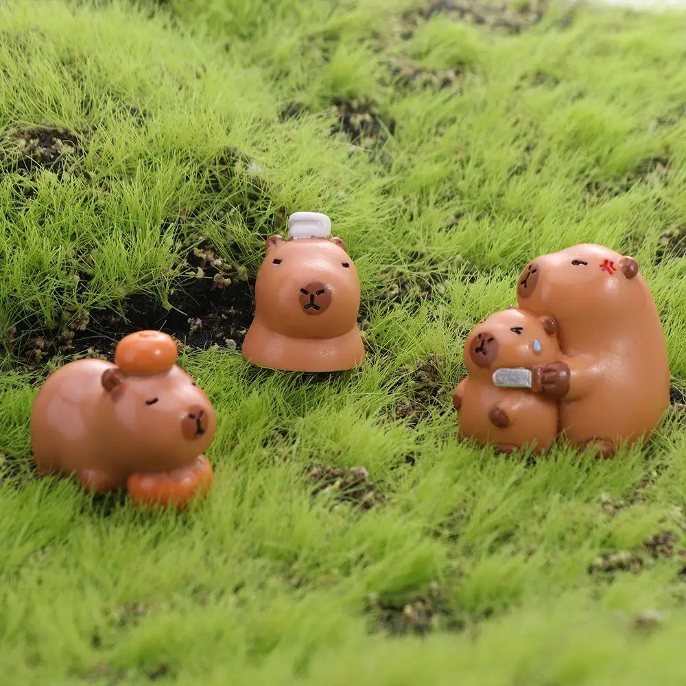 Figurines d'animaux Capibara Capybara, jouets de simulation de figure, modèle de dessin animé, modèle de simulation