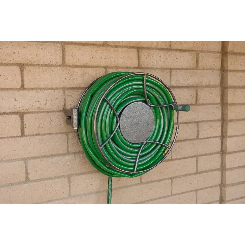 Wall Mounted mangueira giratória Reel, Heavy Duty Holder, 180 graus Swivel-ISRWM-180