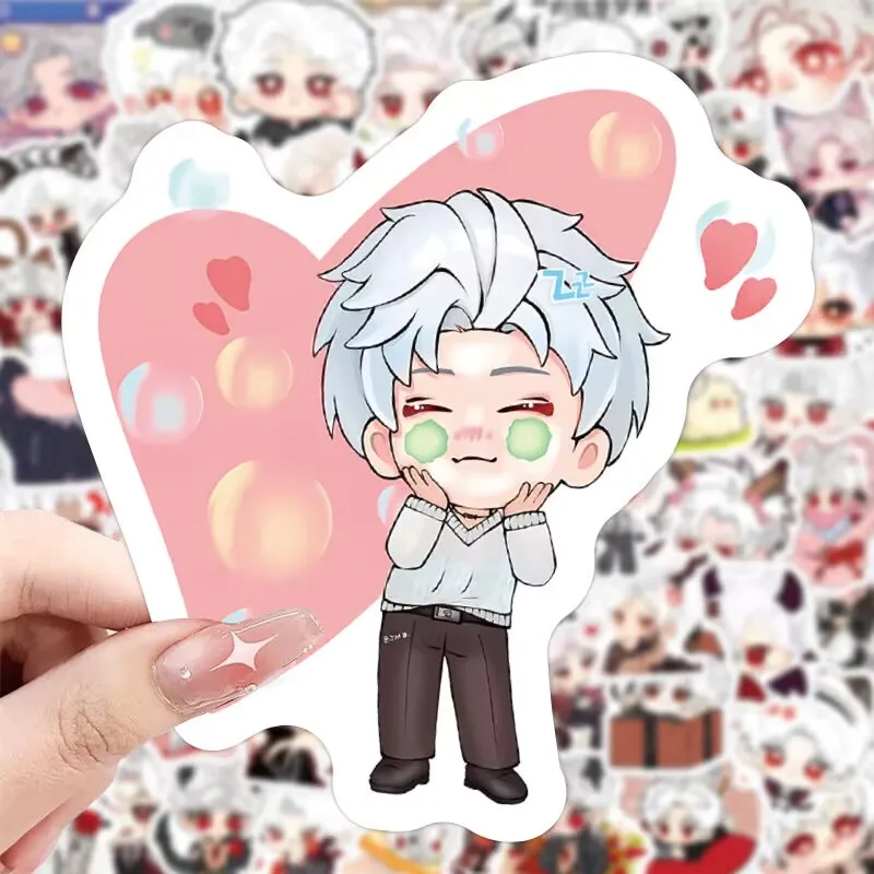 ملصقات الحب والمساحة العميقة 206 Q-সংস্করণ "Sylus Qin Che" للكمبيوتر الديكور الرجالي اللطيف بدون قطع