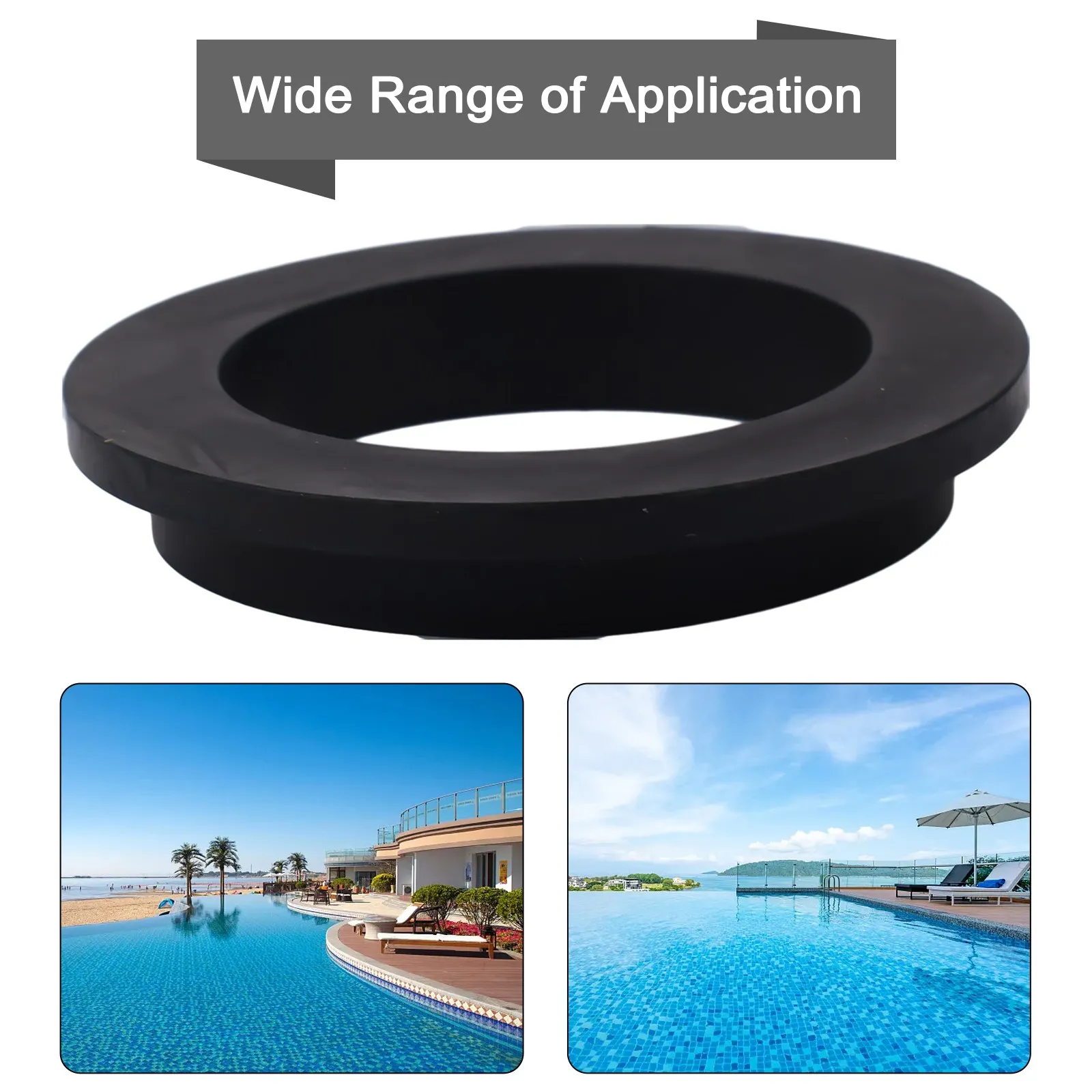 

Durable Pool L Shape O Ring Replacement for Intex Sand Filter Pump Motor, Compatible with Model 11412, Black Color