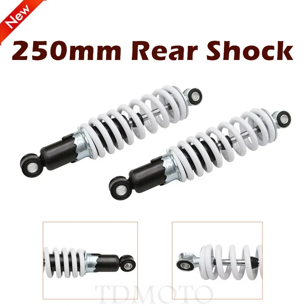TDPRO 400lbs 250mm Rear Shock Absorber Suspension for off-road Road Use Pocket Bike Minimoto ATV QUAD Dirt Bike Buggy