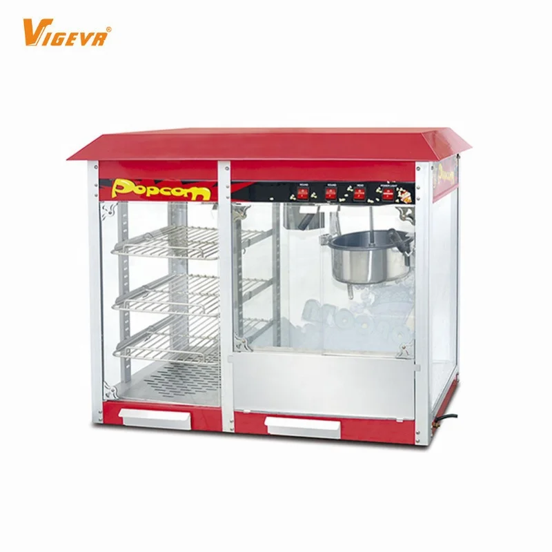 High Quality Commercial Automatic Popcorn Machine - Large Capacity Electric Popper for Restaurant, Cinema, Retail