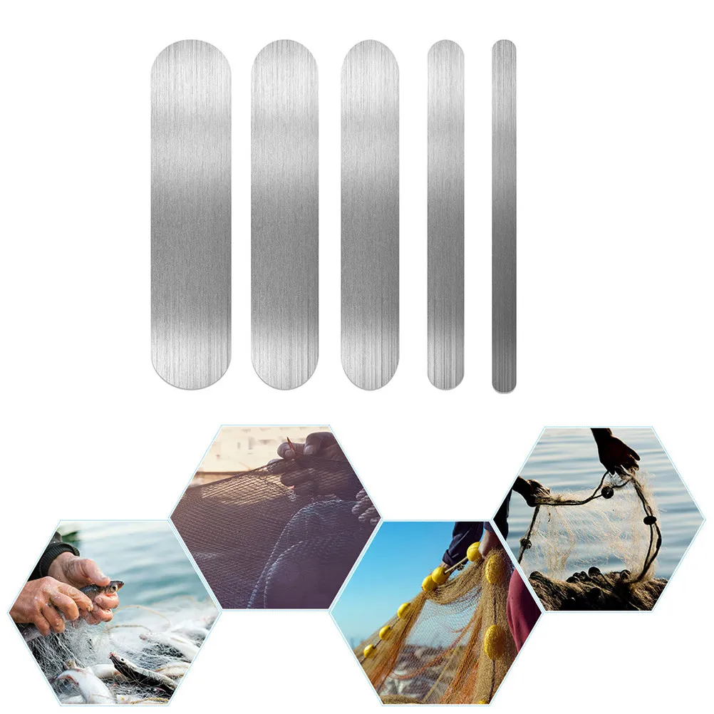 5 Pcs Net Mending Shuttles Fishing Repair Needle Fly Accessories Netting Board Hardware Kit