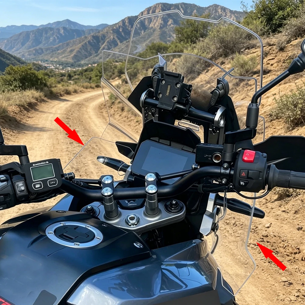 Für SUZUKI DL1050 V-strom DL 1050 1050DL DL1050XT Motorrad-Modifikation Seitenwindschutzscheibe Seitenspoiler Windschutzscheiben Luftabweiser