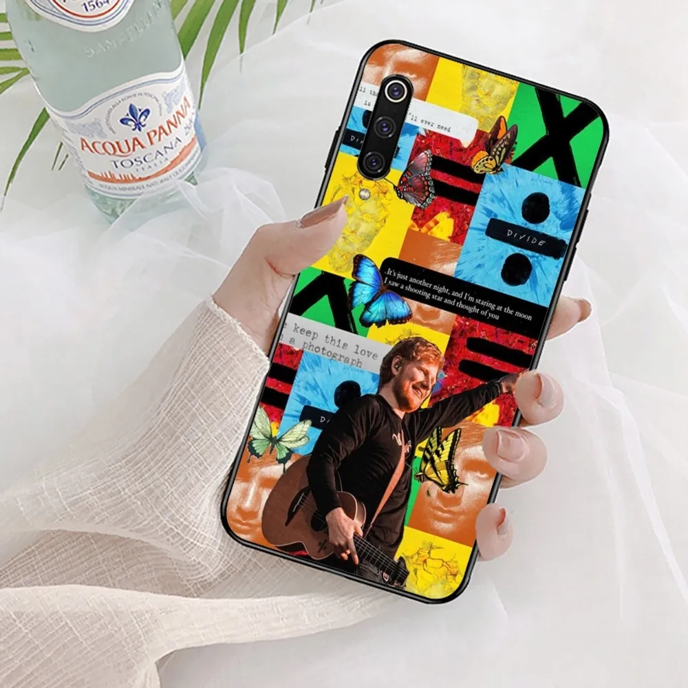 E-Ed Sheeran UK Singer Phone Case For Xiaomi Mi 5X 8 9 10 11 12 lite pro 10T PocoX3pro PocoM3 Note 10 pro lite