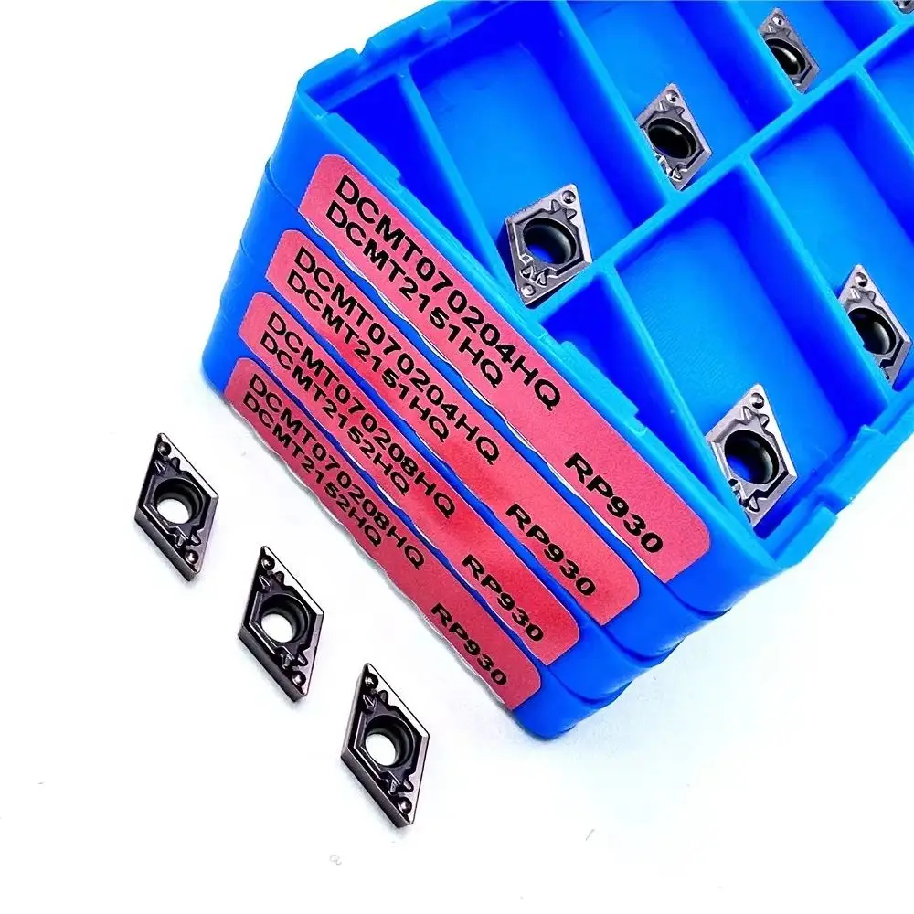

DCMT070204HQ DCMT11T304HQ DCMT11T308HQ RP930 stainles steel processing Carbide Inserts Lathe CNC Turning Internal Turning Tool