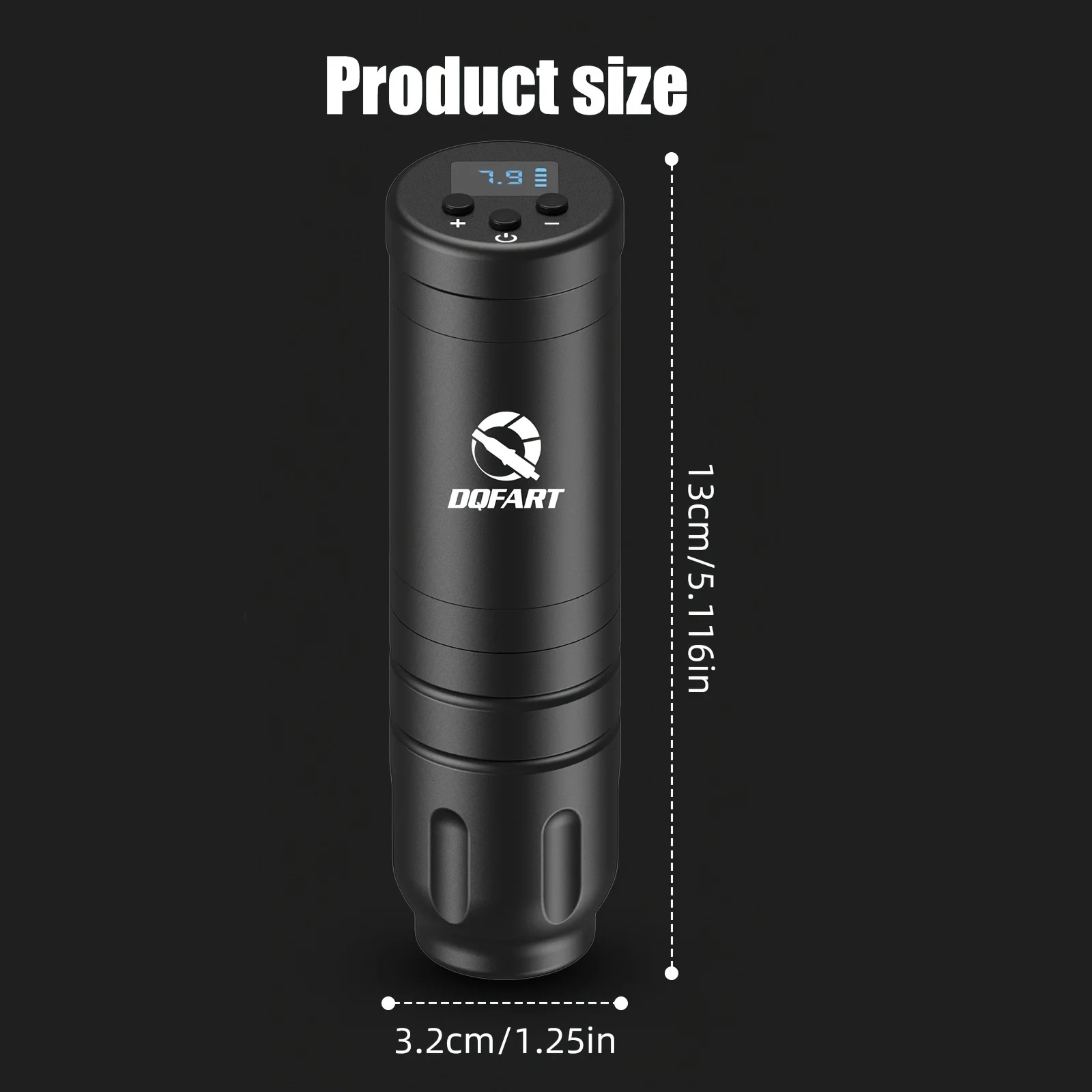 DQFART، مجموعة ماكينة الوشم الاحترافية 2025، قلم الوشم اللاسلكي، آلة دوارة، كوب حبر، إبرة خرطوشة، علامة تجارية جديدة