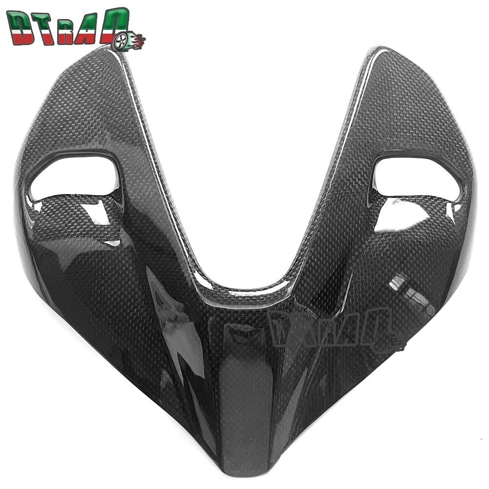 Voor Ducati Streetfighter V4 V4S V2 2020-2024 Koolstofvezel Front Stroomlijnkappen Bovenste Onderste Koplamp Cover Hoofd Kap Cover Cowl caps - afbeelding 1