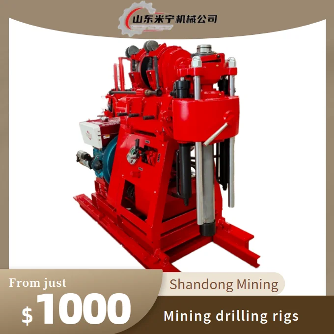 SPT Air-Powered Core Drilling Rig Machine With Engine And Motor For Percussion And Wire Line Drilling On Sale!