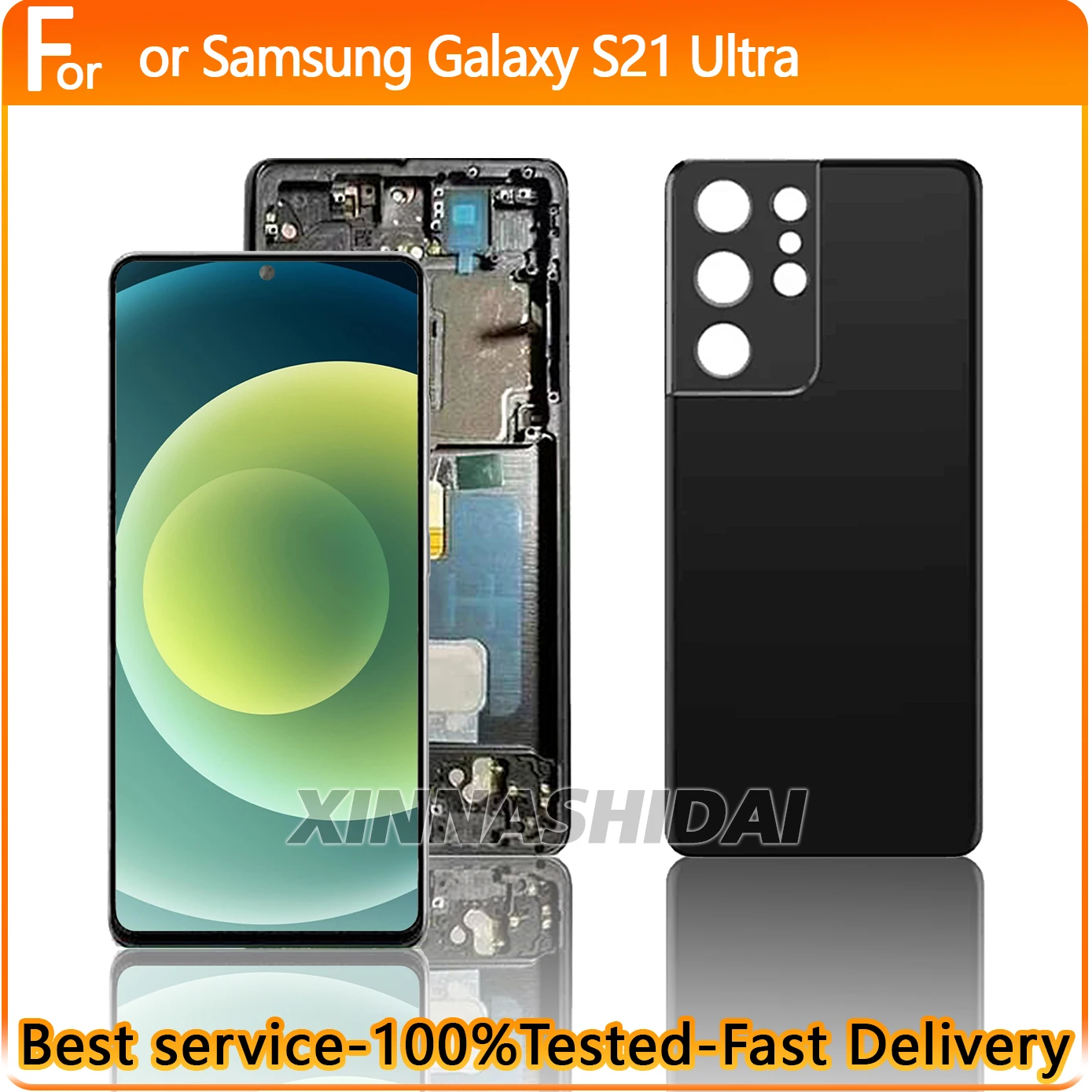 LCD Display Für Samsung Galaxy S21 Ultra 5G G998F G998B LCD Display Touch Screen Ersatz Reparatur