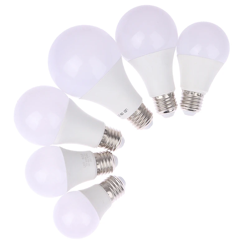 E27 Equivalent LED Bulbs 5W 7W 9W 12W 15W 18W Lamps LED Spotlight Cold/Warm White With Base Household Energy Saving Light Bulb！